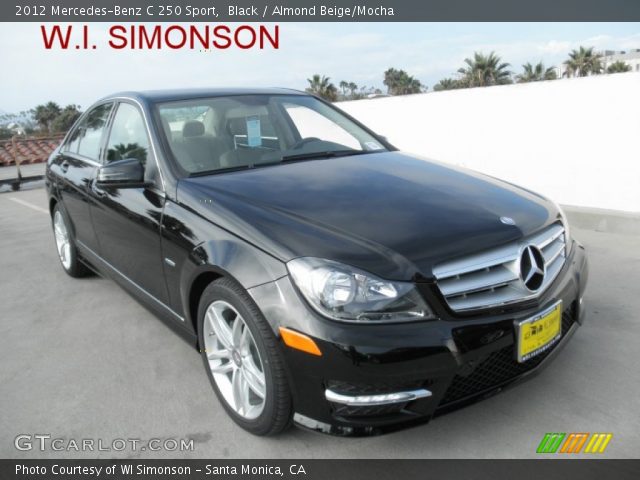 2012 Mercedes-Benz C 250 Sport in Black