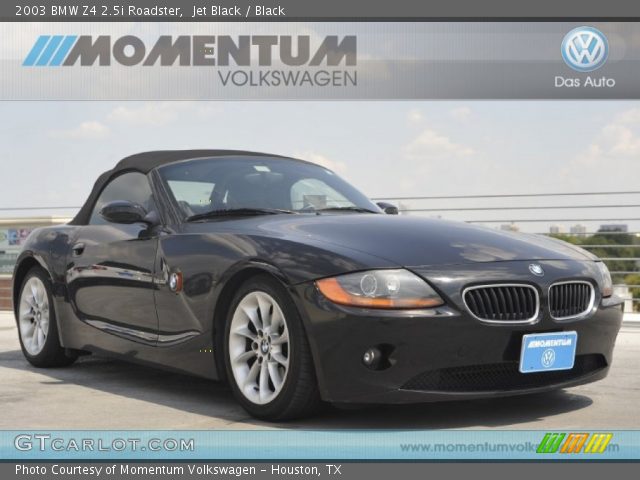 2003 BMW Z4 2.5i Roadster in Jet Black