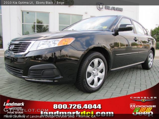 2010 Kia Optima LX in Ebony Black