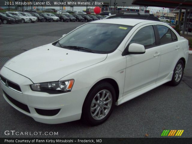 2011 Mitsubishi Lancer ES in Wicked White Metallic