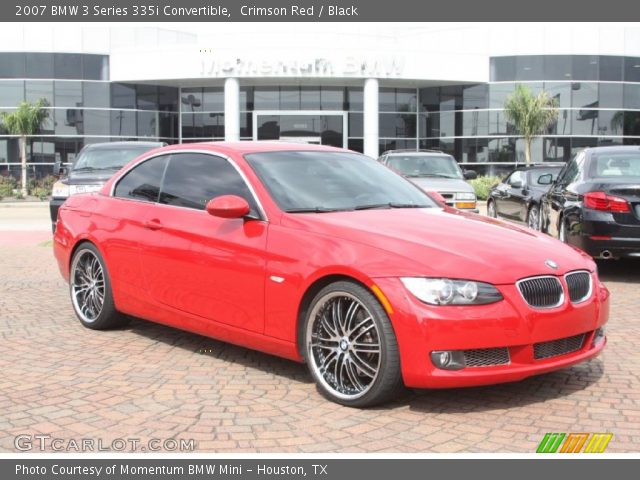 2007 BMW 3 Series 335i Convertible in Crimson Red