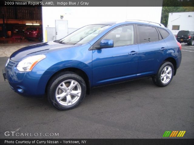 2009 Nissan Rogue SL AWD in Indigo Blue