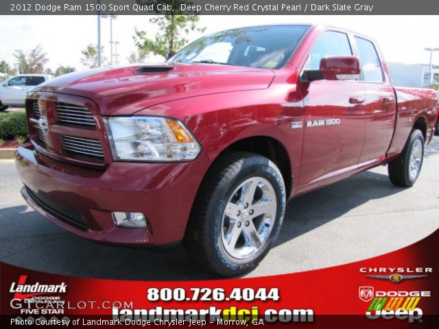 2012 Dodge Ram 1500 Sport Quad Cab in Deep Cherry Red Crystal Pearl