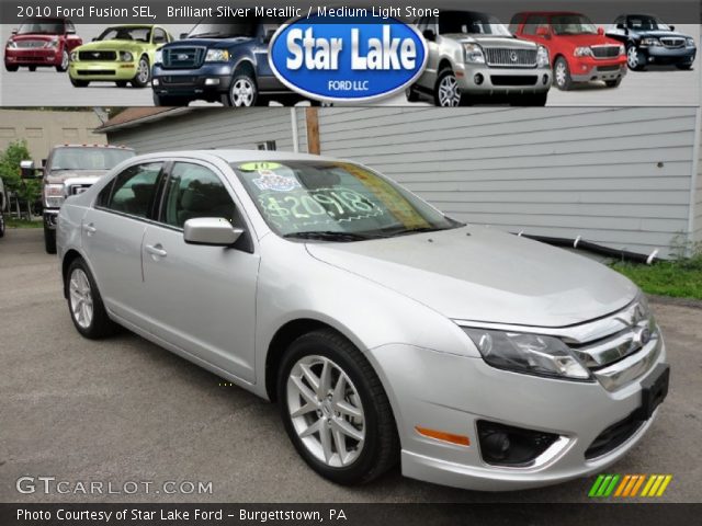 2010 Ford Fusion SEL in Brilliant Silver Metallic