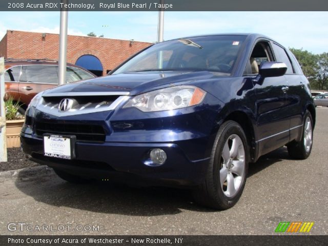 2008 Acura RDX Technology in Royal Blue Pearl