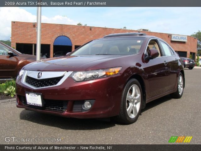 2009 Acura TSX Sedan in Basque Red Pearl