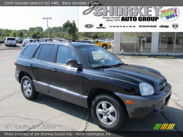 2006 Hyundai Santa Fe GLS 4WD in Black Obsidian