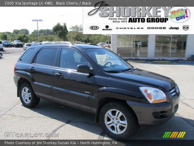 2005 Kia Sportage LX 4WD in Black Cherry