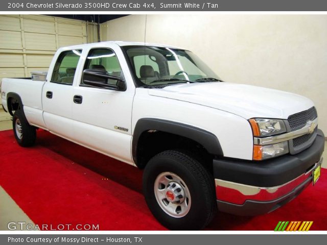 2004 Chevrolet Silverado 3500HD Crew Cab 4x4 in Summit White