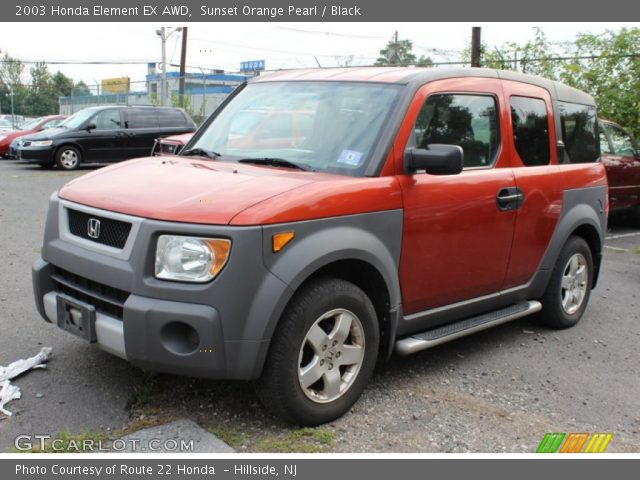 2003 Honda Element EX AWD in Sunset Orange Pearl