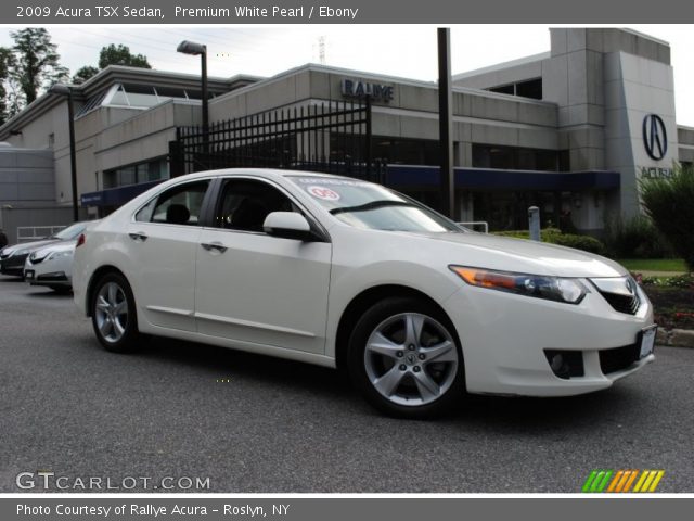 2009 Acura TSX Sedan in Premium White Pearl