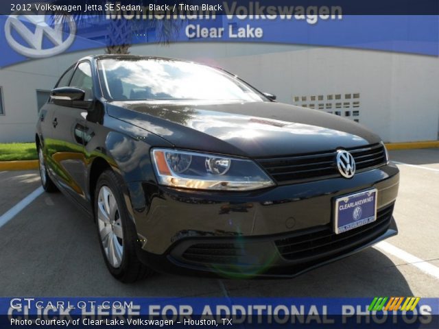 2012 Volkswagen Jetta SE Sedan in Black