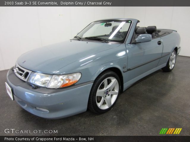 2003 Saab 9-3 SE Convertible in Dolphin Grey