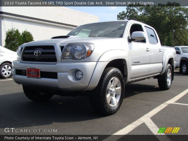 2010 Toyota Tacoma V6 SR5 TRD Sport Double Cab 4x4 in Silver Streak Mica