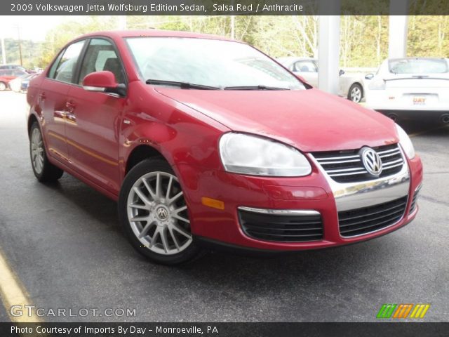 2009 Volkswagen Jetta Wolfsburg Edition Sedan in Salsa Red