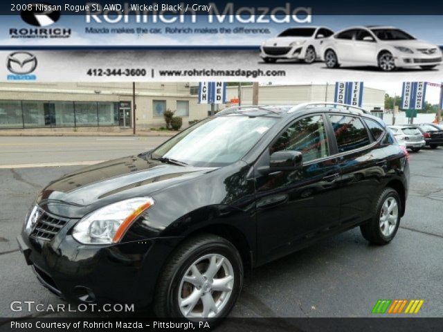 2008 Nissan Rogue SL AWD in Wicked Black