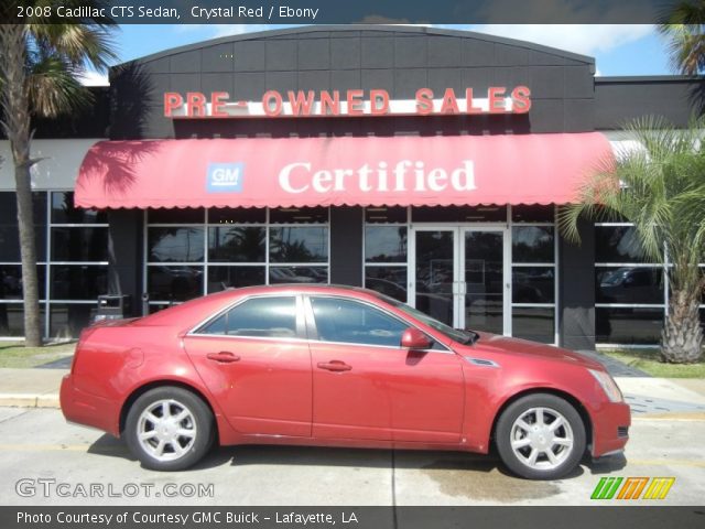2008 Cadillac CTS Sedan in Crystal Red