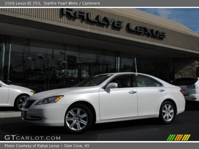 2009 Lexus ES 350 in Starfire Pearl White