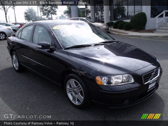 2007 Volvo S60 2.5T in Black Sapphire Metallic