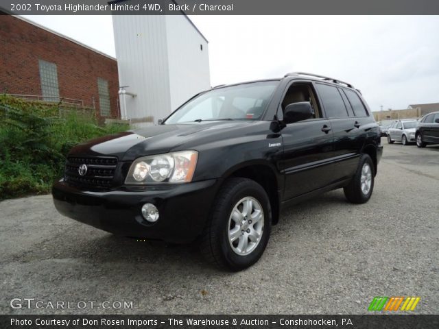 2002 Toyota Highlander Limited 4WD in Black