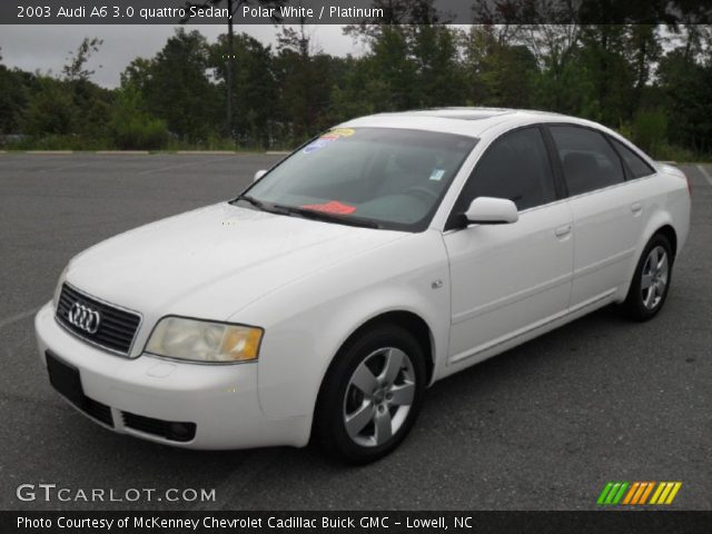 2003 Audi A6 3.0 quattro Sedan in Polar White