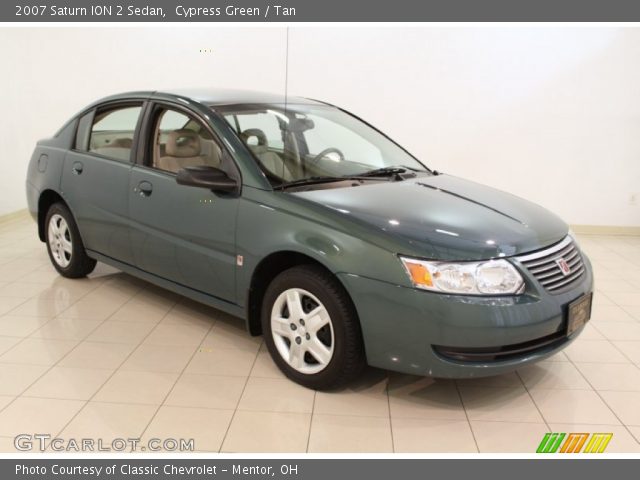 2007 Saturn ION 2 Sedan in Cypress Green