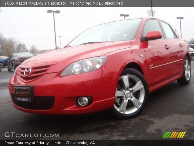2005 Mazda MAZDA3 s Hatchback in Velocity Red Mica