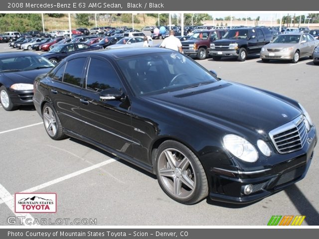 2008 Mercedes-Benz E 63 AMG Sedan in Black