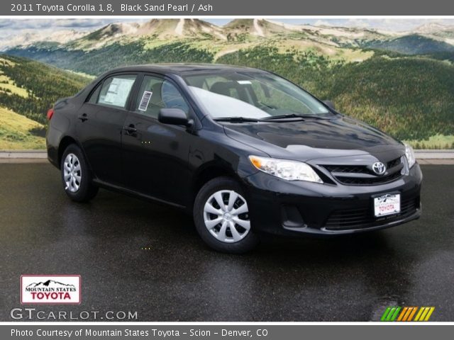 2011 Toyota Corolla 1.8 in Black Sand Pearl