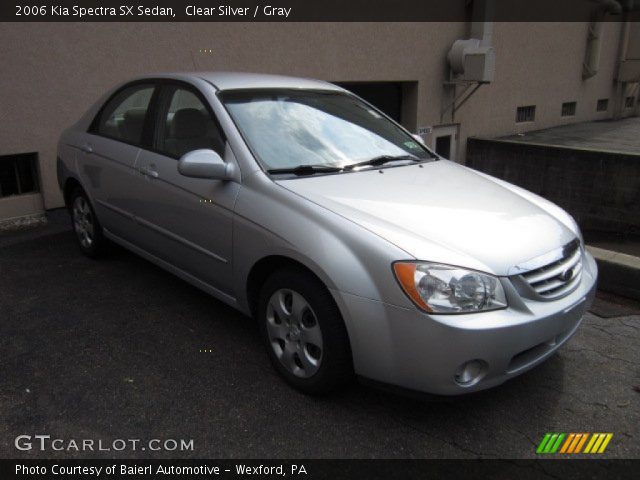2006 Kia Spectra SX Sedan in Clear Silver
