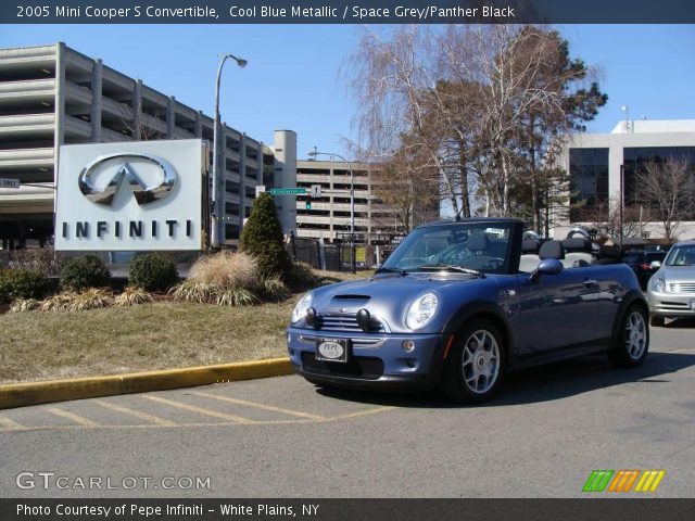 2005 Mini Cooper S Convertible in Cool Blue Metallic