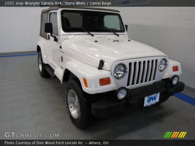 2002 Jeep Wrangler Sahara 4x4 in Stone White