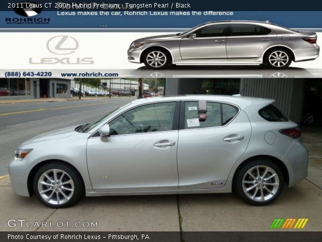 2011 Lexus CT 200h Hybrid Premium in Tungsten Pearl