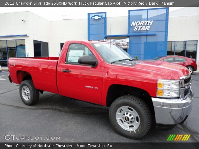 2012 Chevrolet Silverado 2500HD Work Truck Regular Cab 4x4 in Victory Red