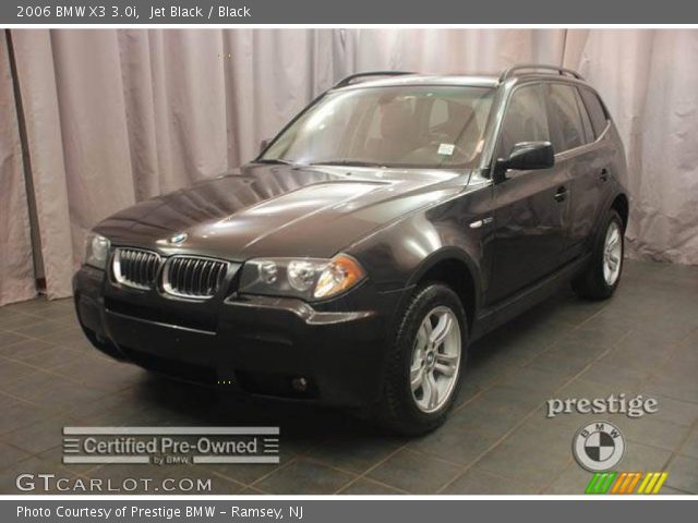 2006 BMW X3 3.0i in Jet Black