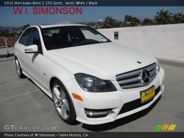 2012 Mercedes-Benz C 250 Sport in Arctic White