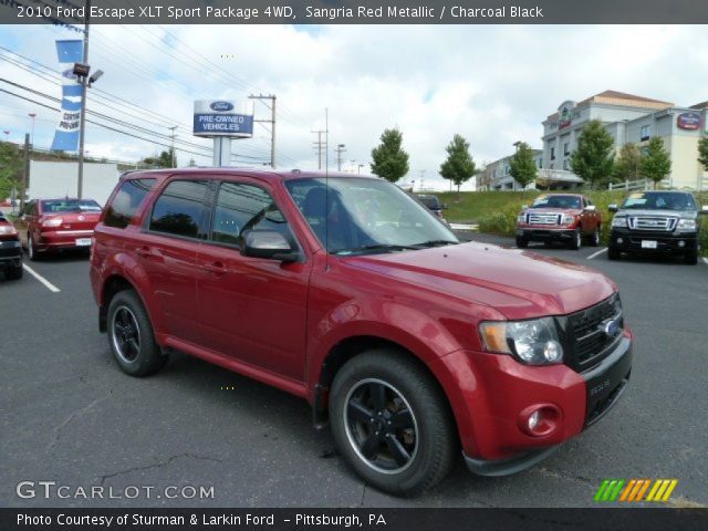 2010 Ford Escape XLT Sport Package 4WD in Sangria Red Metallic