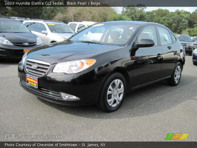 2009 Hyundai Elantra GLS Sedan in Black Pearl