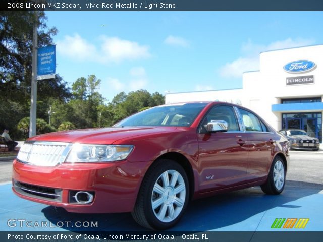 2008 Lincoln MKZ Sedan in Vivid Red Metallic