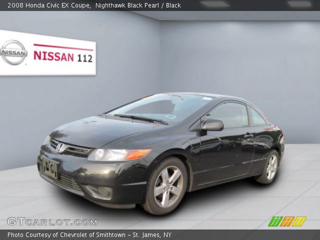 2008 Honda Civic EX Coupe in Nighthawk Black Pearl