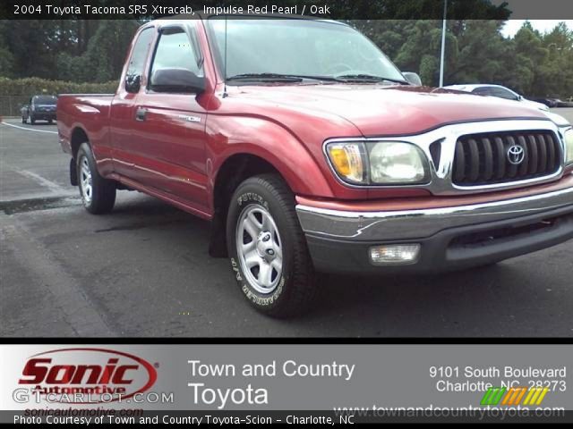 2004 Toyota Tacoma SR5 Xtracab in Impulse Red Pearl