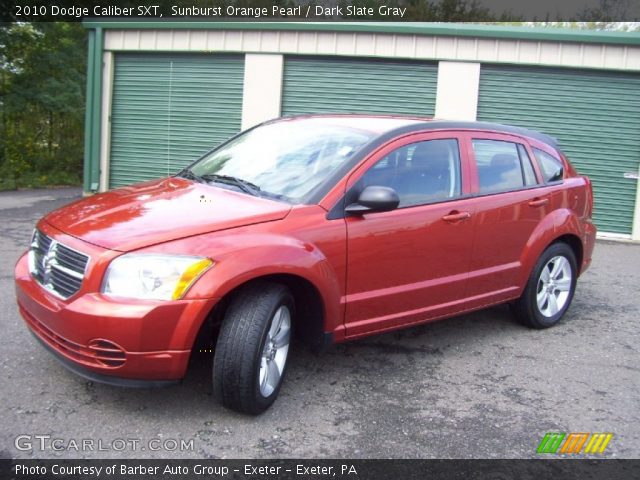 2010 Dodge Caliber SXT in Sunburst Orange Pearl