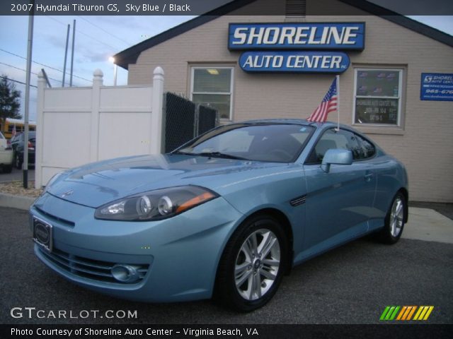 2007 Hyundai Tiburon GS in Sky Blue