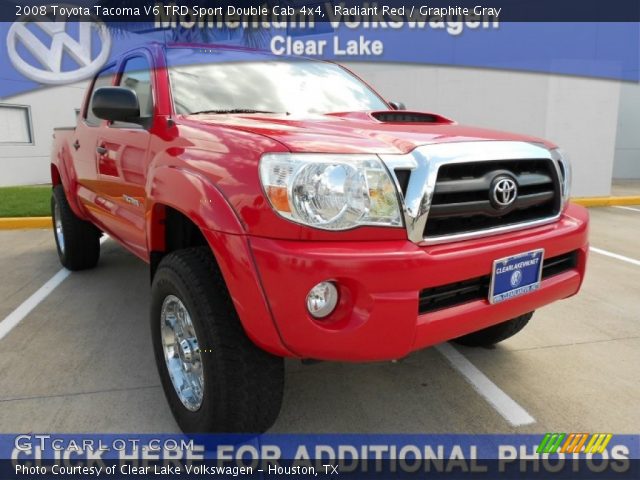 2008 Toyota Tacoma V6 TRD Sport Double Cab 4x4 in Radiant Red