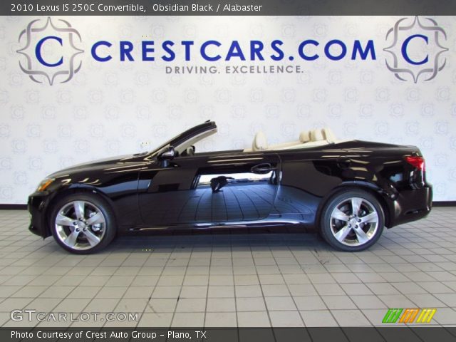 2010 Lexus IS 250C Convertible in Obsidian Black