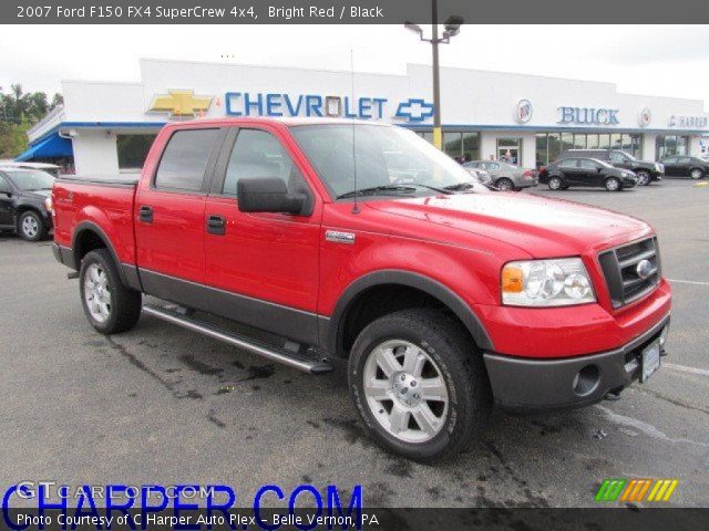 2007 Ford F150 FX4 SuperCrew 4x4 in Bright Red