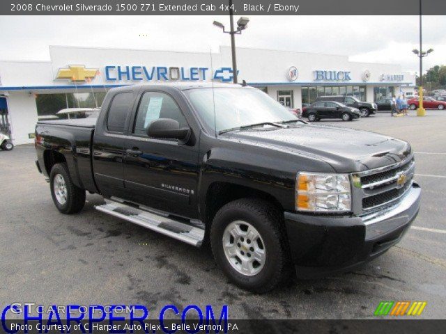 2008 Chevrolet Silverado 1500 Z71 Extended Cab 4x4 in Black