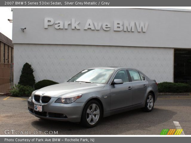 2007 BMW 5 Series 530xi Sedan in Silver Grey Metallic