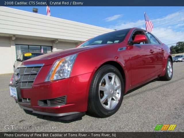 2008 Cadillac CTS Sedan in Crystal Red