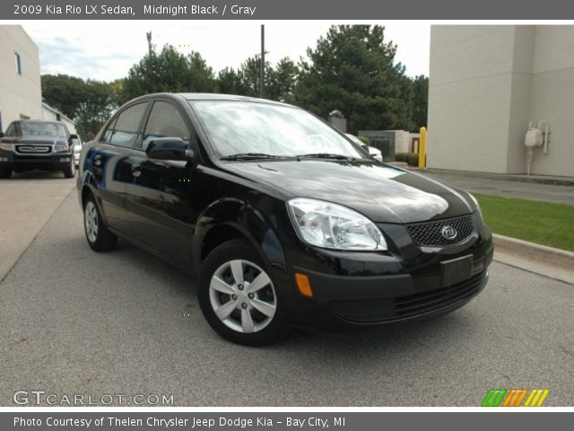 2009 Kia Rio LX Sedan in Midnight Black